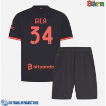 Fotballdrakt Barn AC Milan Mario Gila #34 Tredjedraktsett 2026-27 Kortermet (+ Korte bukser)